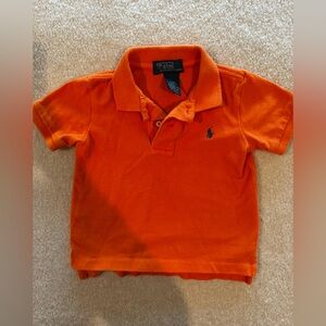 Ralph Lauren Kids Bright Orange Polo Shirt